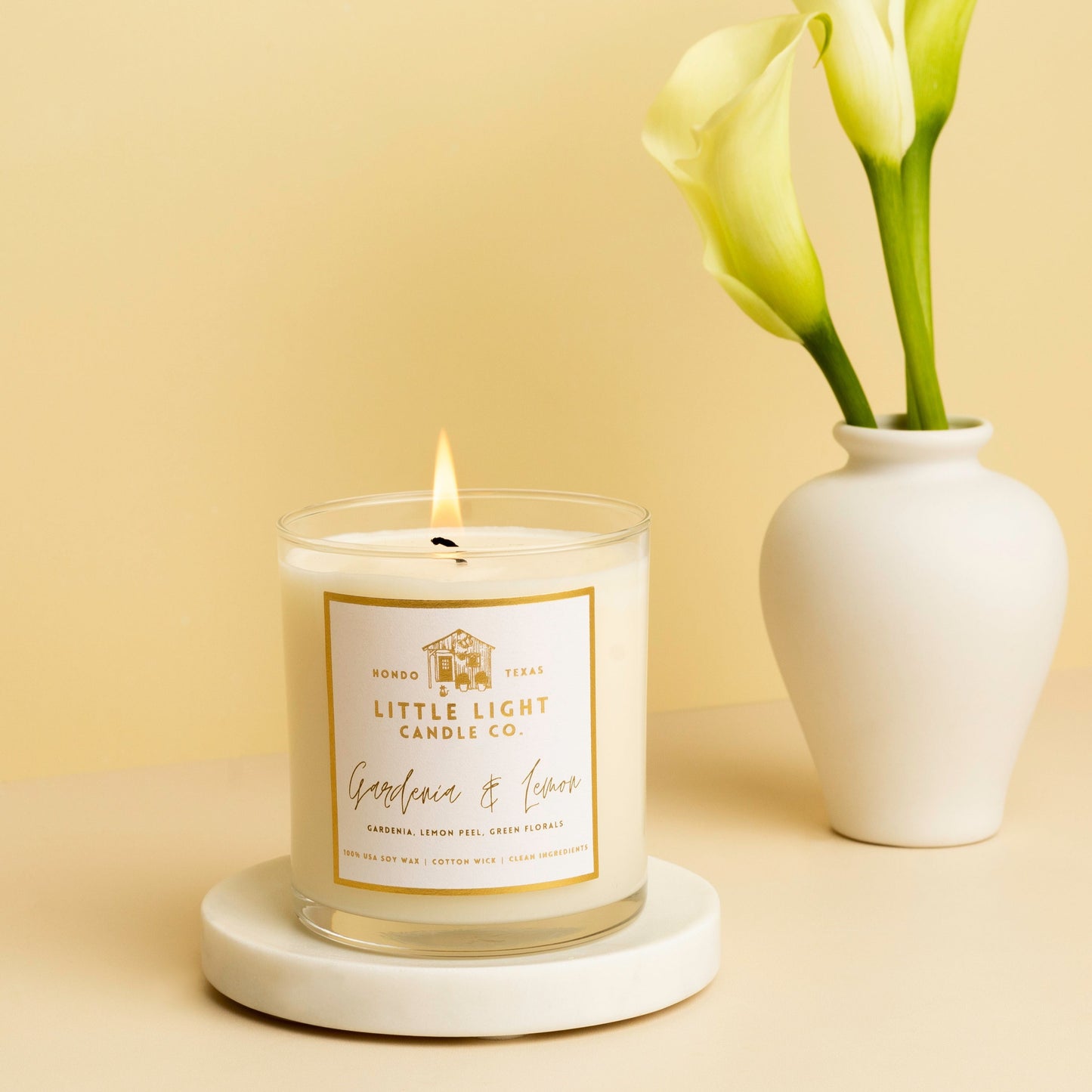 Gardenia & Lemon Votive