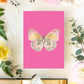 Hot Pink Butterfly Print