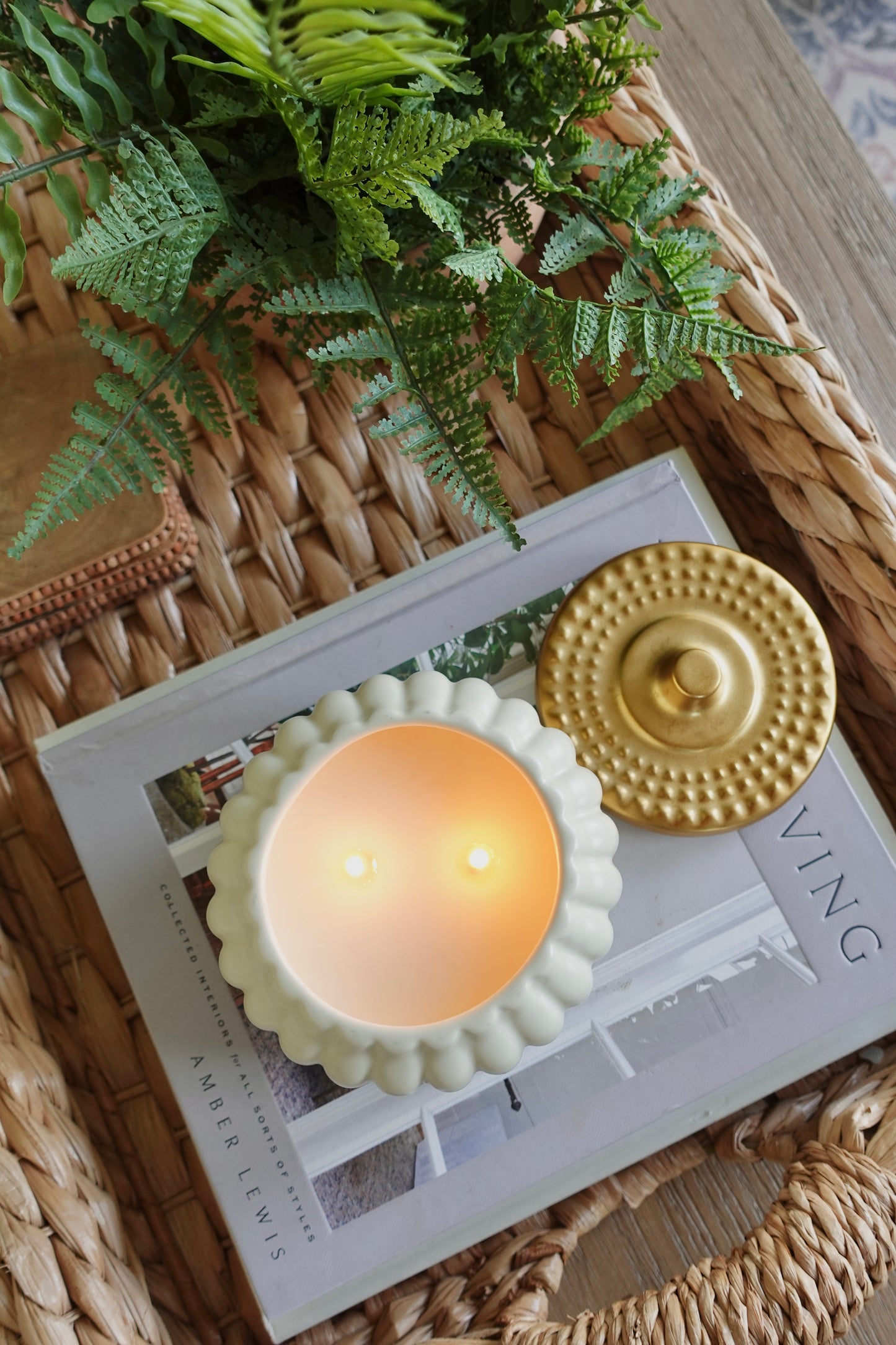 Ceramic Heirloom Pumpkin Candle (Custom Scent!)