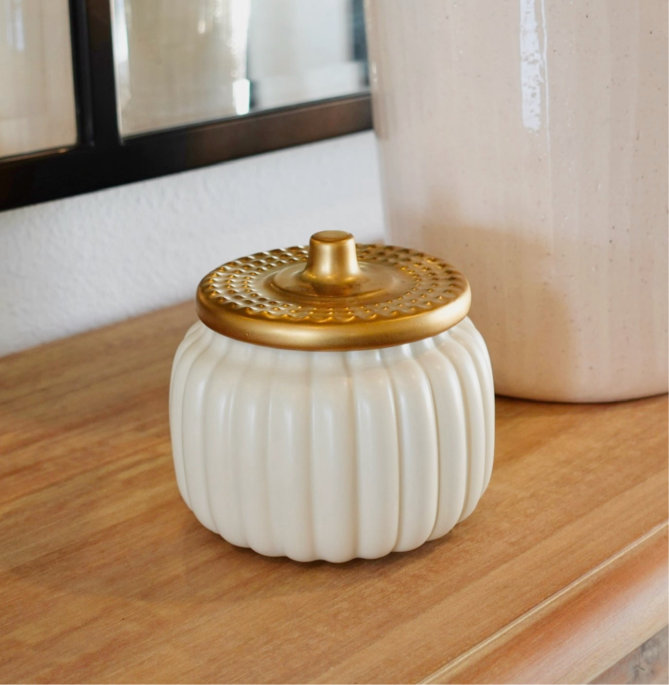 Ceramic Heirloom Pumpkin Candle (Custom Scent!)