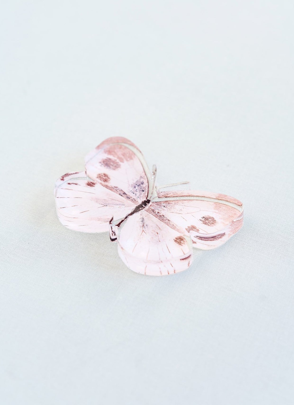 Neutral Butterfly Acrylic Art Block