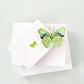 Green Butterfly Acrylic Art Block