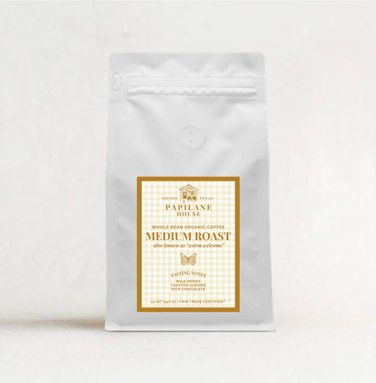 “Warm Welcome” Medium Roast Organic Coffee