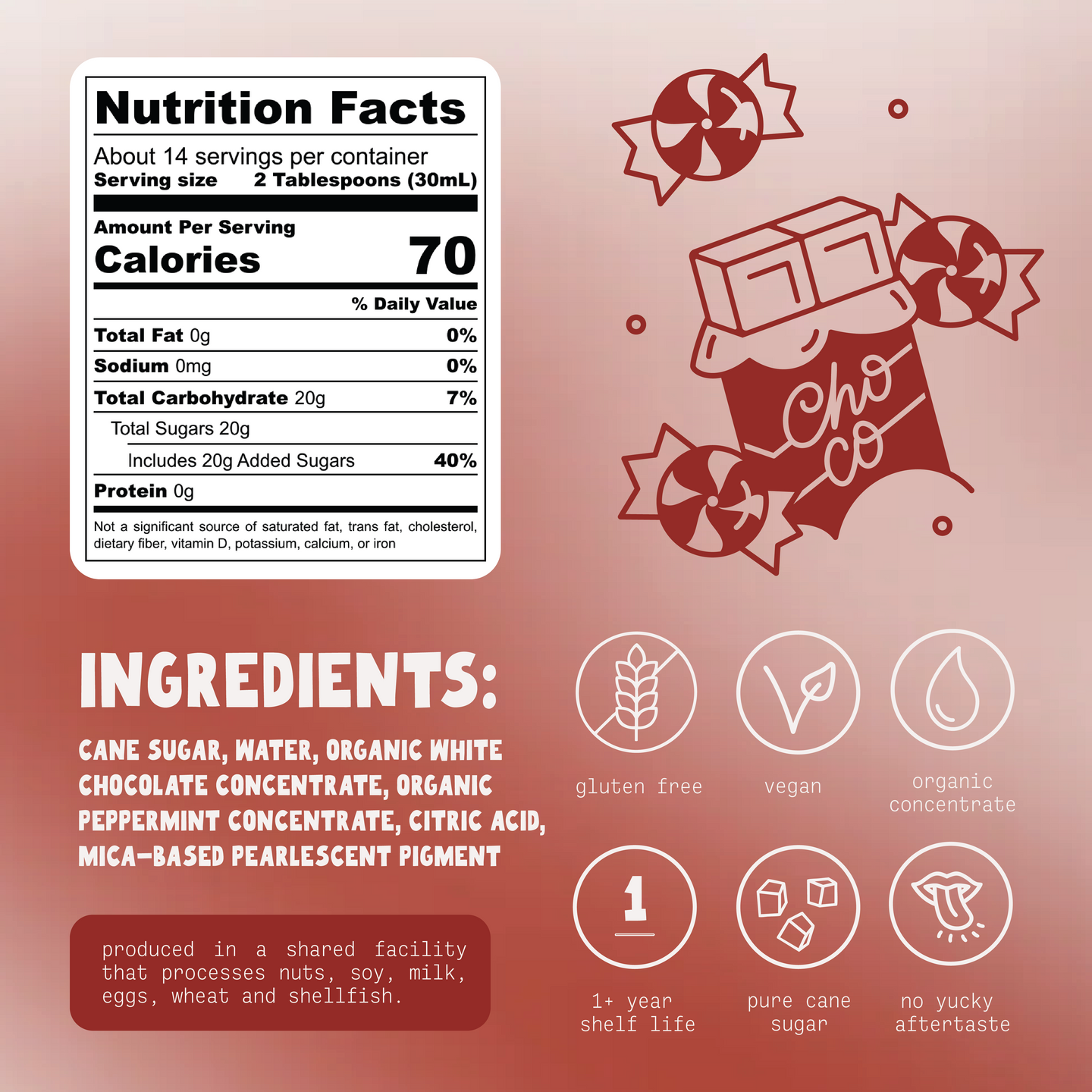 White Chocolate Peppermint Syrup